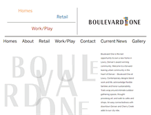 Tablet Screenshot of boulevardonelowry.com